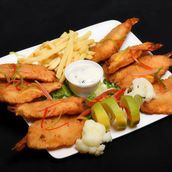 Crystal Fried Prawns