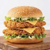 Double zinger burger