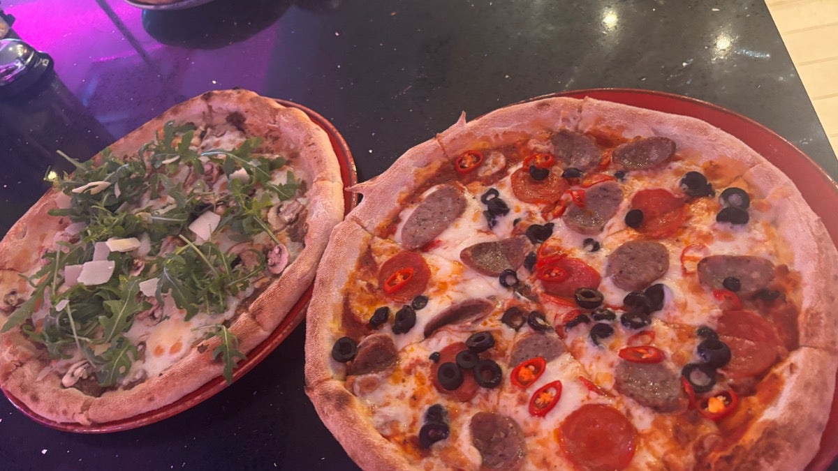 Choice of Any 2 Pizzas
