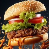 Chlli Garlic Ch.Burger