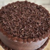 Salted Caramel And Belgian Dark Chocolate Ganache Cake