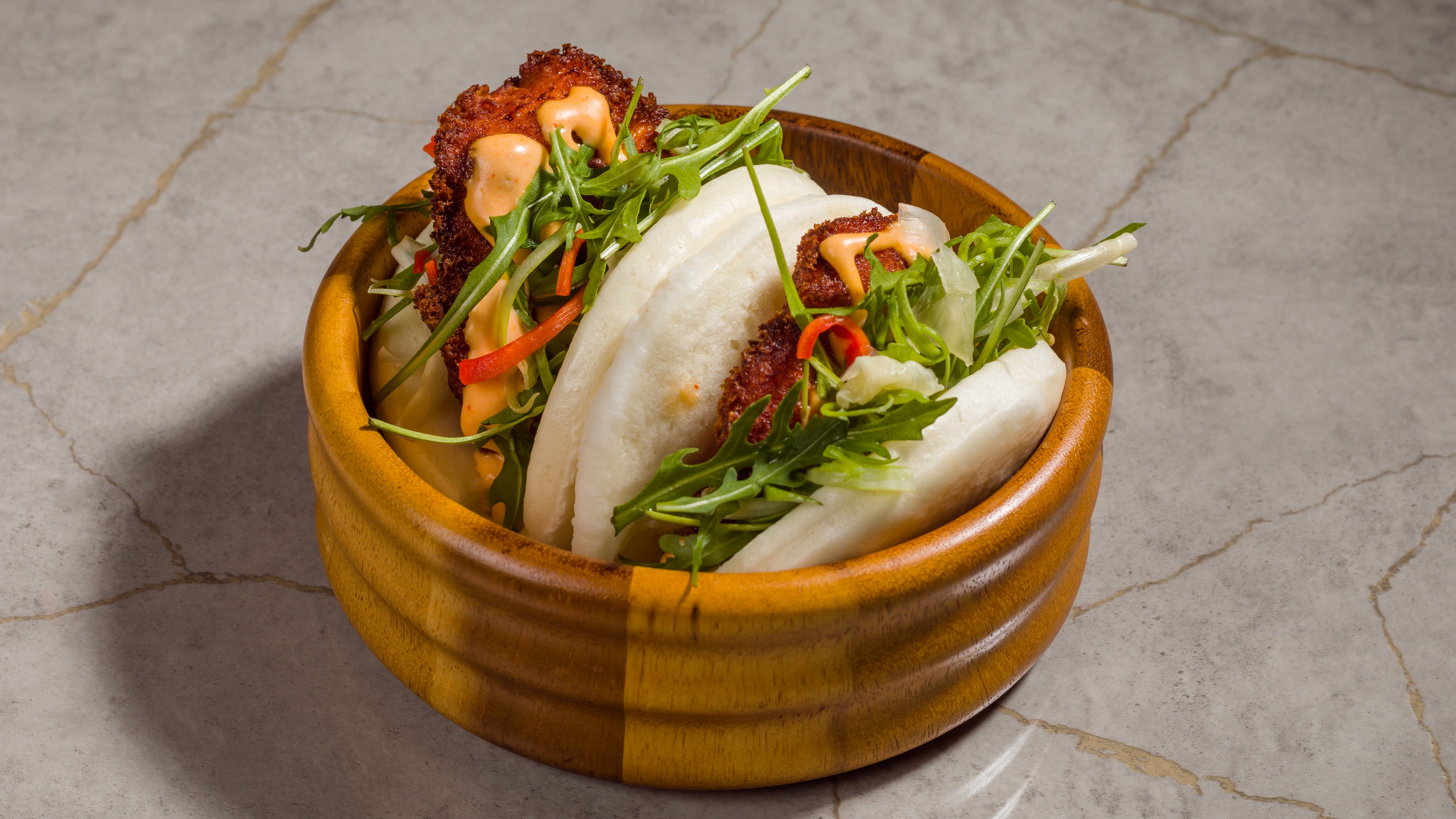 Crispy Chicken Bao