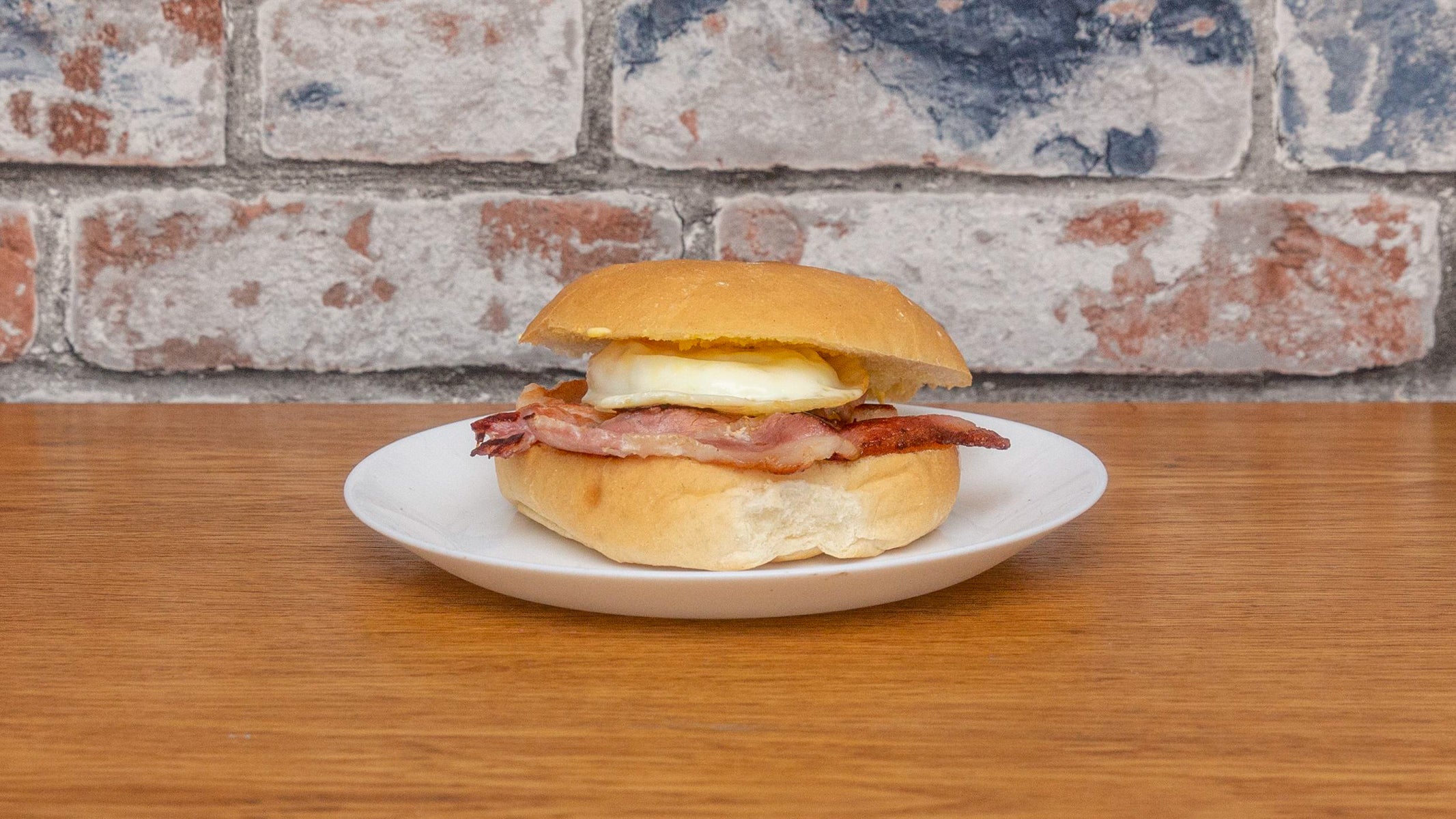 One item breakfast bap