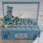 Blue Wrapped Baby Chocolate F 17815