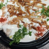 Chicken Fatteh With Nuts