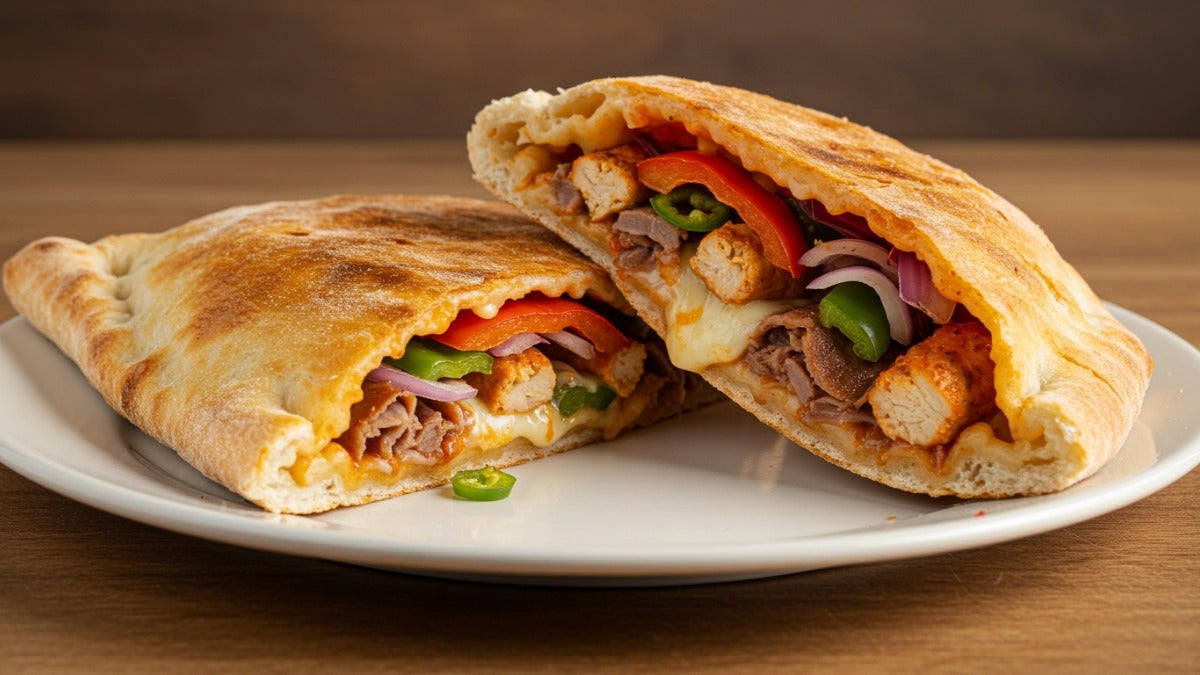 10" Asian Style Calzone