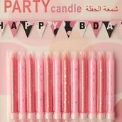 Pink Birthday Candles