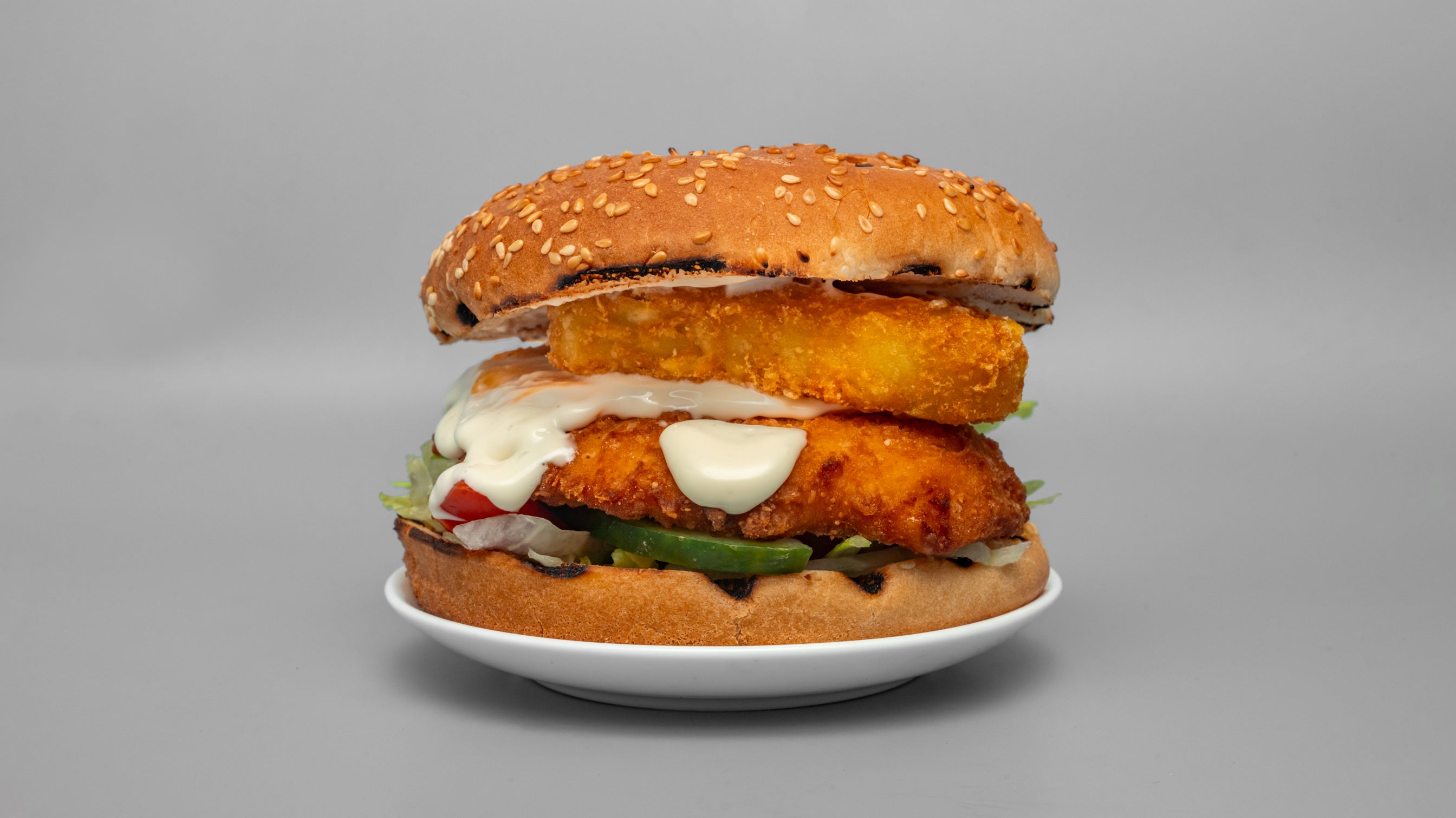 Giant Chicken Fillet Burger
