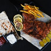 Half Chicken Charcoal W/ French fries