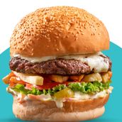 Beef Burger With Eggs