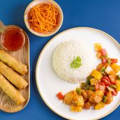 Sweet And Sour Chicken Rice Box