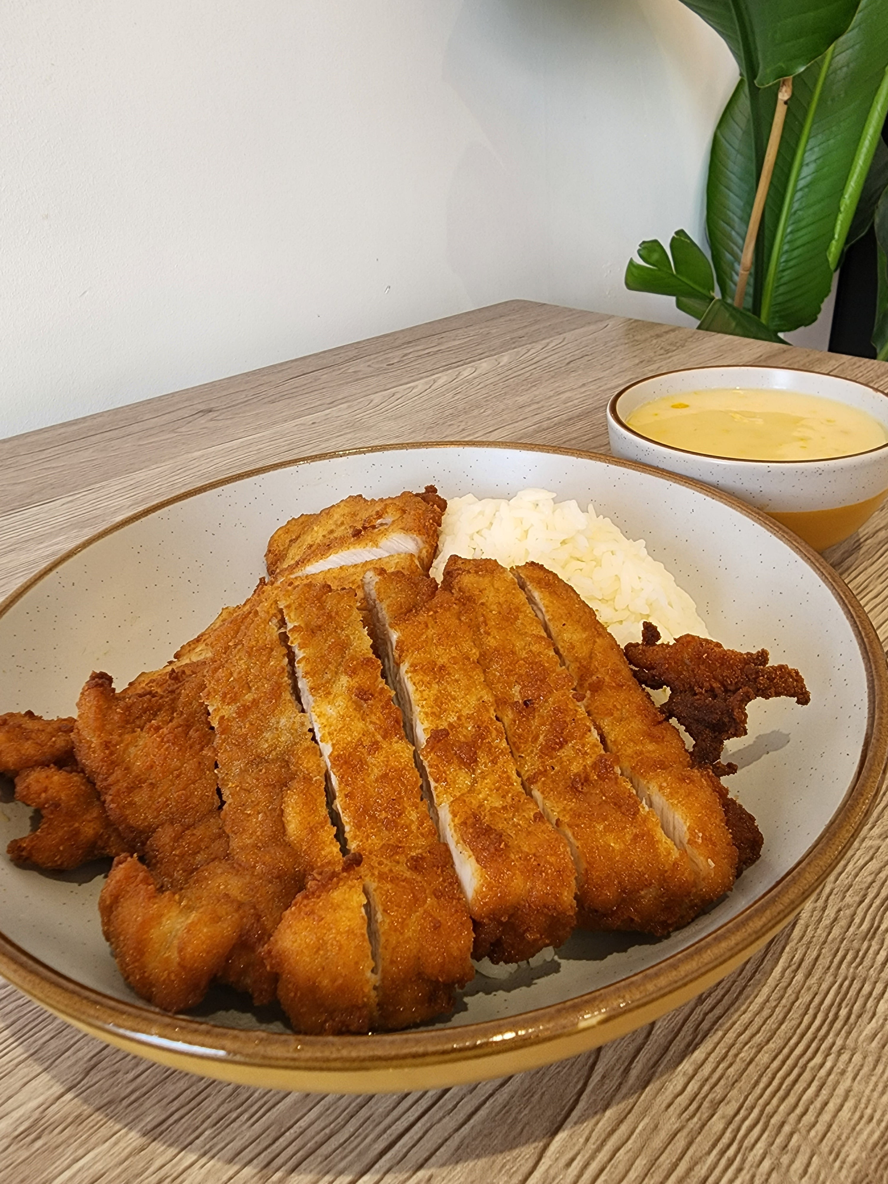 Creamy Sweet Corn Pork with rice