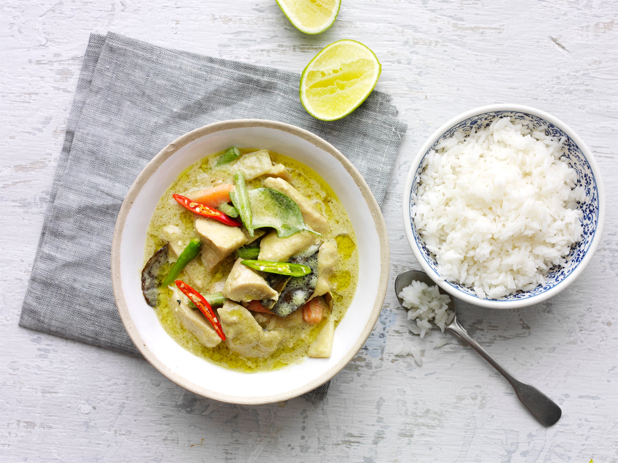 Green Curry (Chicken) with Jasmine Rice