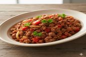 Tomato Meat Pan (Breakfast)