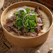 Hummus With Beef Shawarma