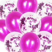 Pink Glitter Balloons