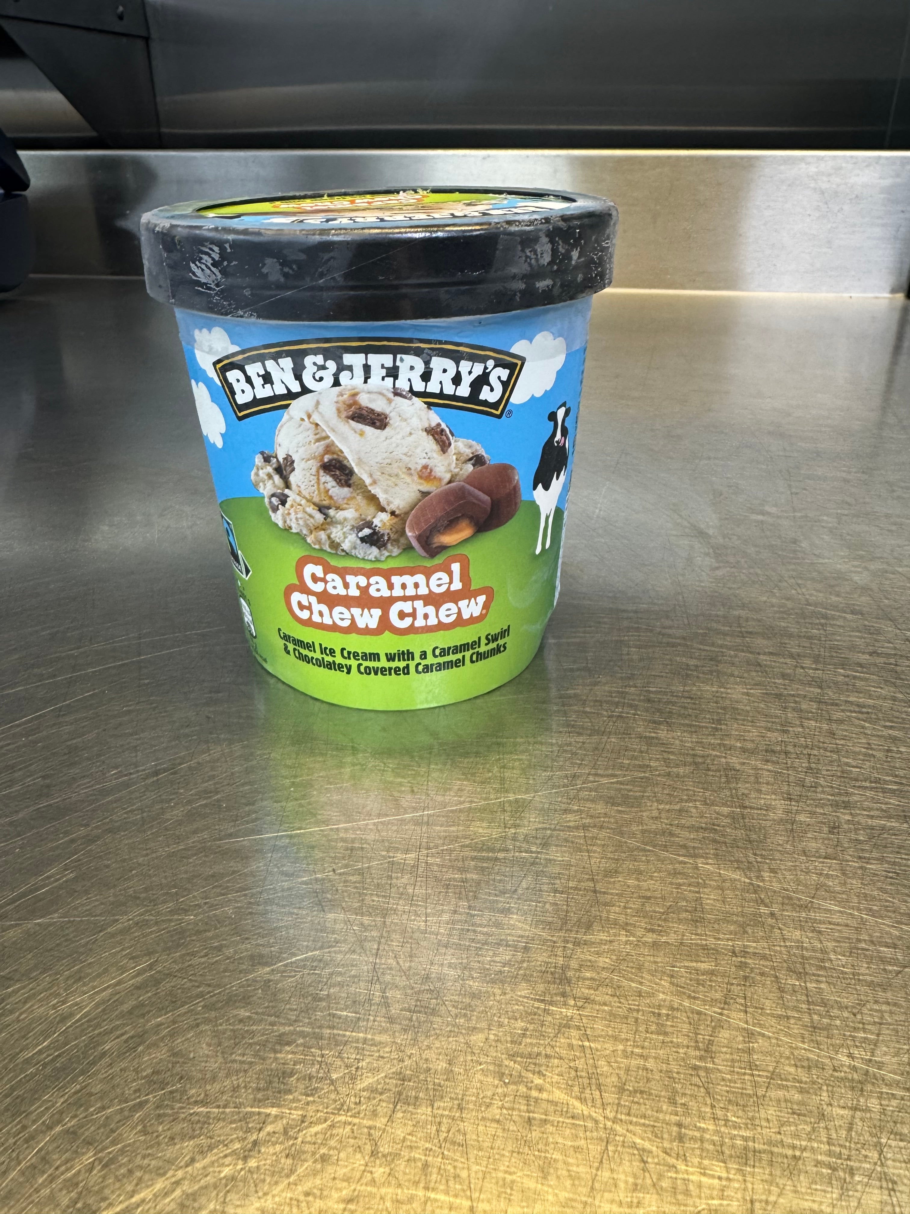 Ben & Jerry's Caramel Chew-chew Ice Cream Tub 465ml