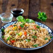 Chicken Triple Schezwan Fried Rice