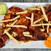 Red Charcoal Chicken Half