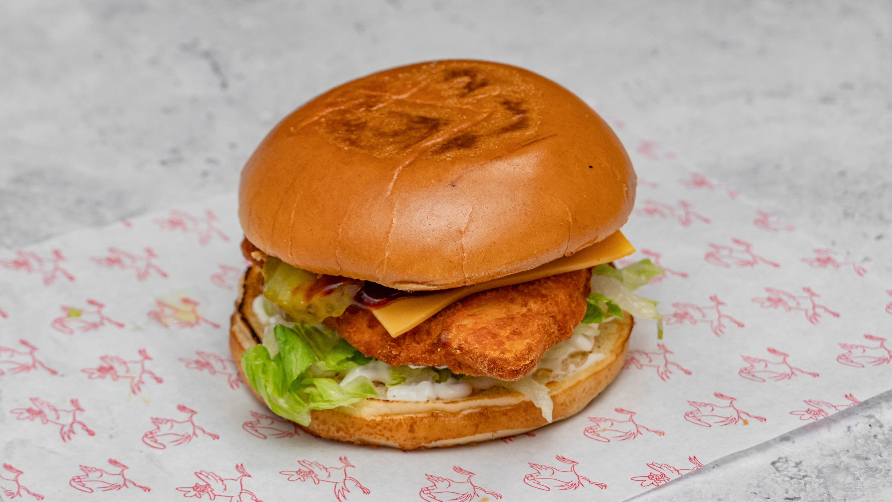 Chipotle BBQ Chicken Burger