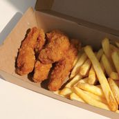 Chicken tenders with french fries