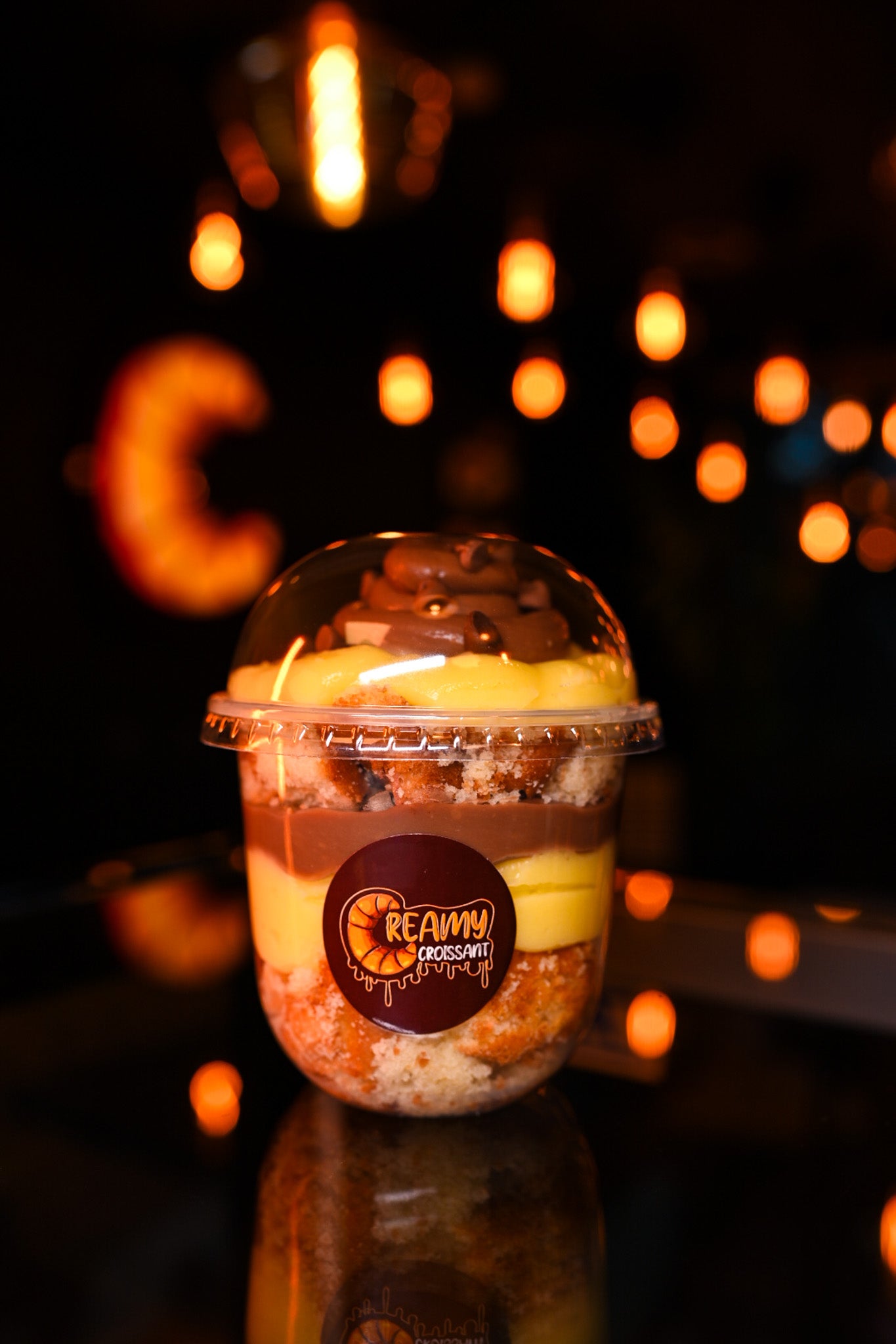 Boston Crème Cake Cup
