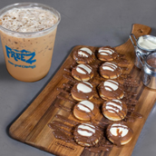 Cheese And Nutella Pancake With Freez Iced Coffee