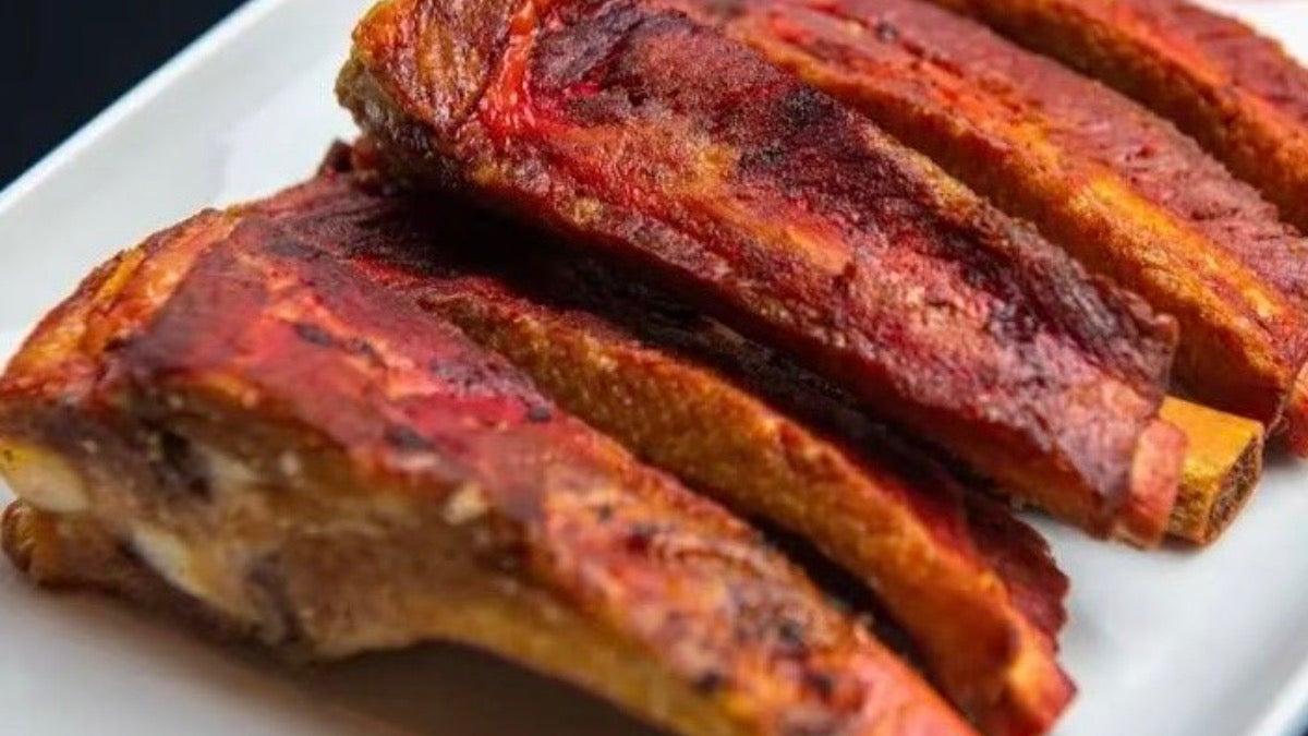 Barbecued Spare Ribs with Barbecue Sauce