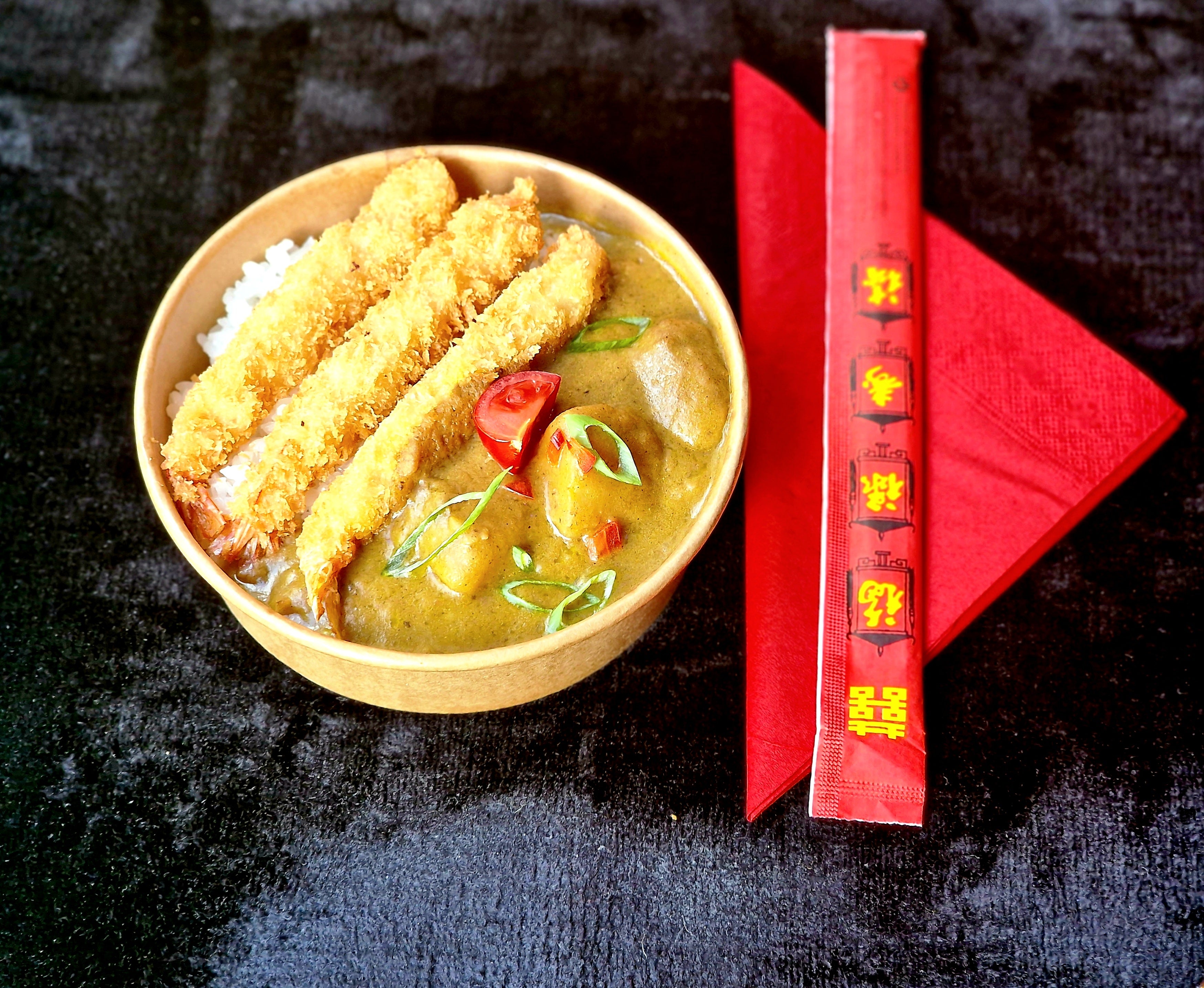 Prawn Katsu curry