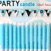 Blue Birthday Candles