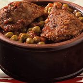 Peas Casserole with Meat
