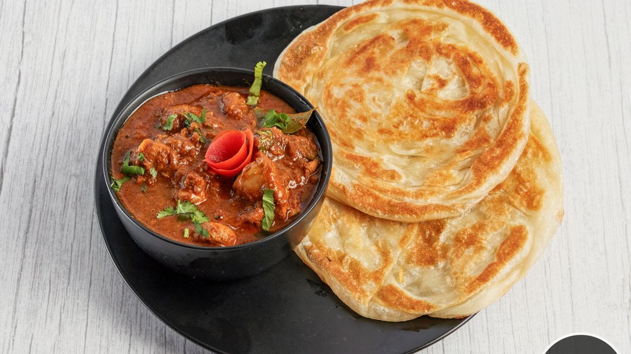 2 Parotta and Chicken Kari
