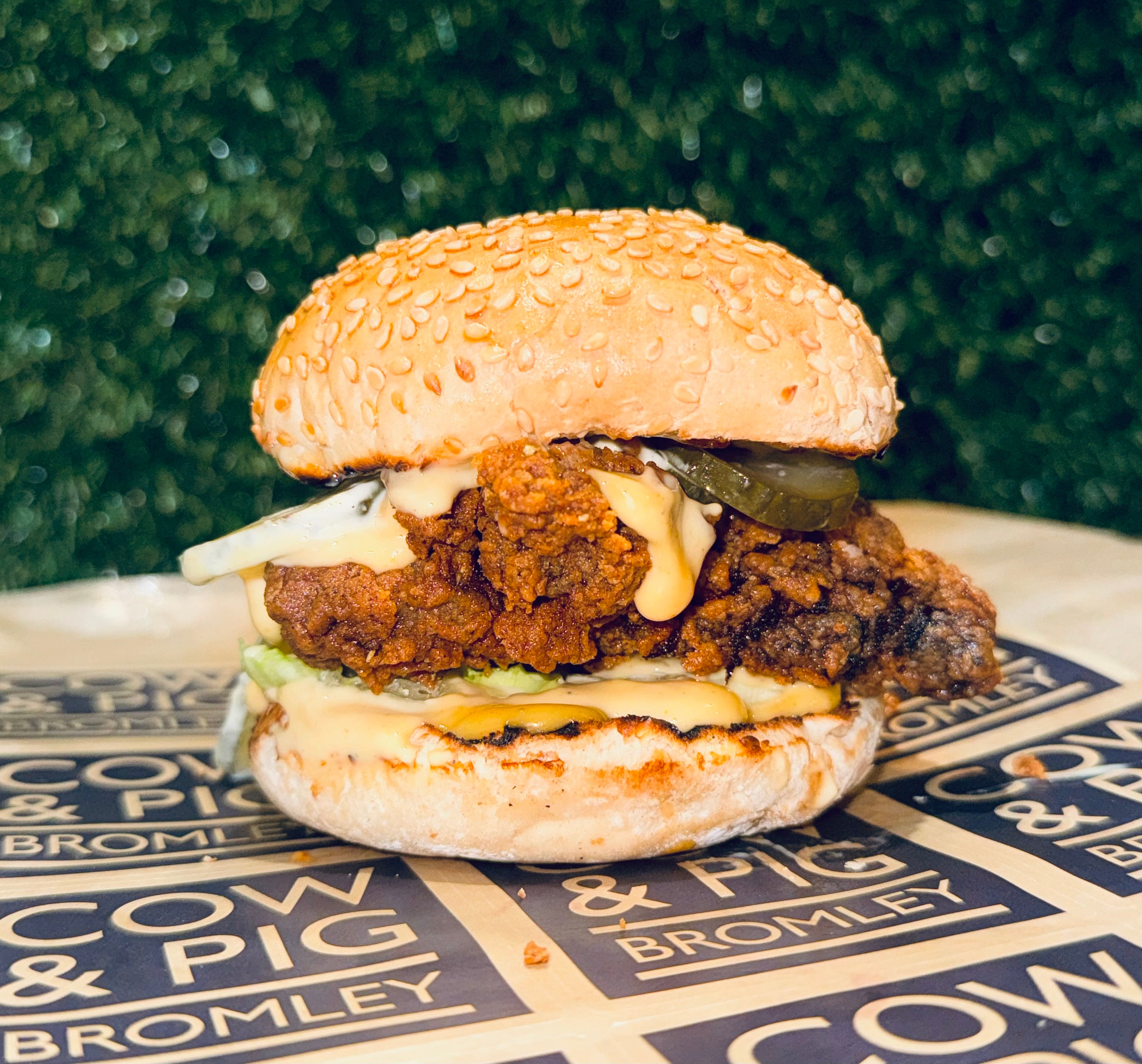 Classic chicken burger