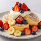 Fresh Fruit Souffle Pancake
