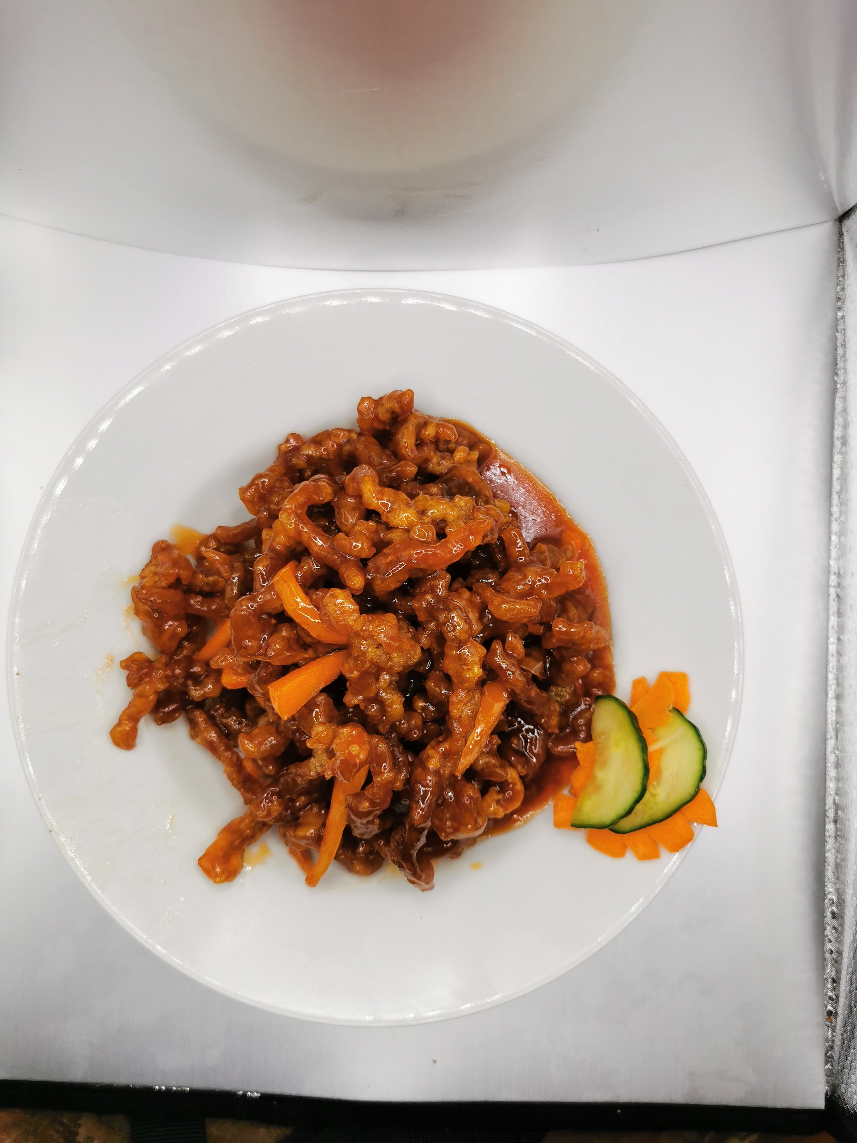 117. Crispy Shredded Beef with Chilli干丝牛