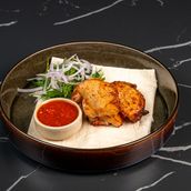 Chicken Kebab With Paprika And Tomato Sauce