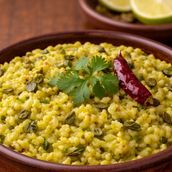 Green Dal with Amul Ghee Tadka 