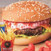 Cheetos Burger Meal