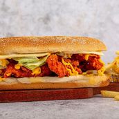 Chicken 65 Combo Sandwich