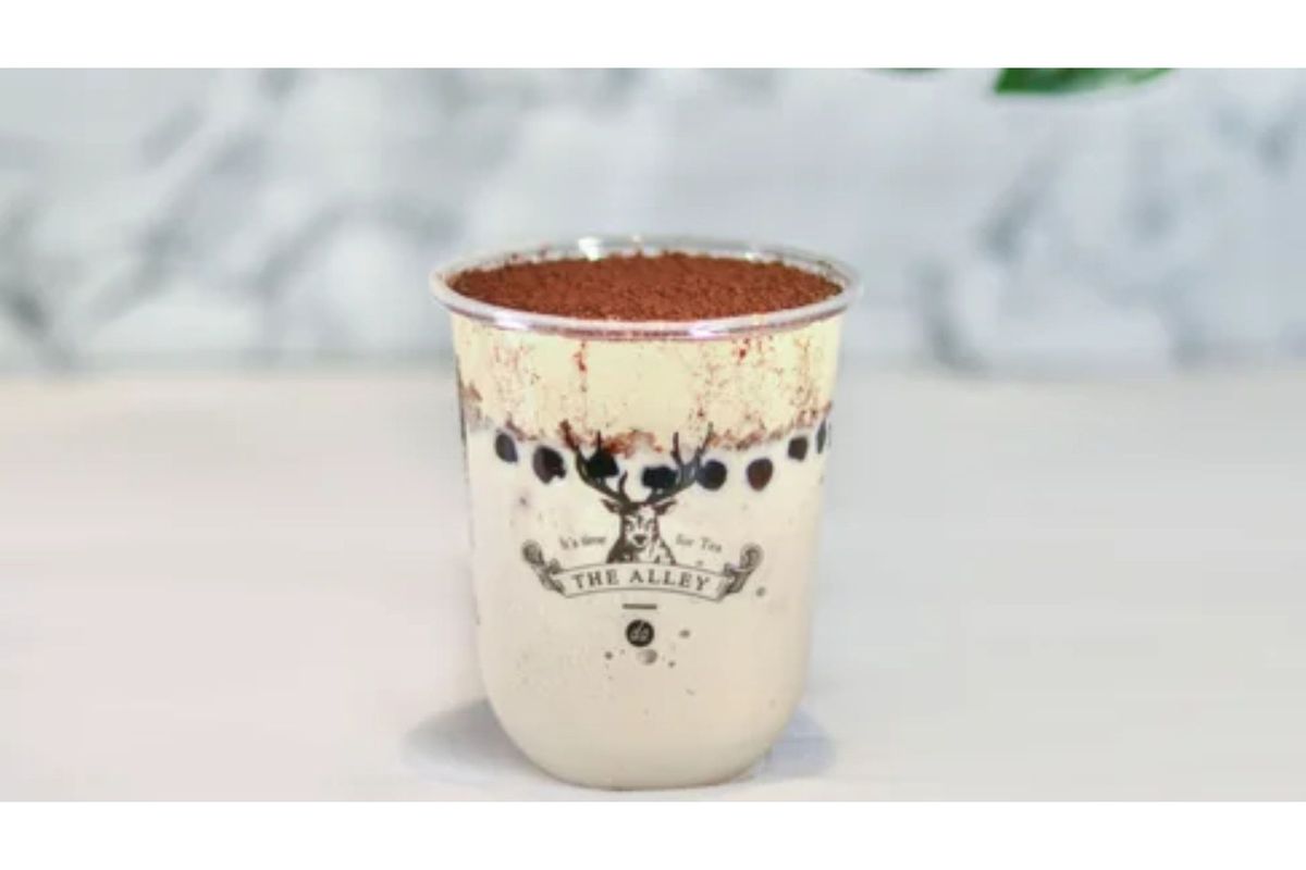 Crunchy Tiramisu Milk Tea 白霜提拉米苏脆奶
