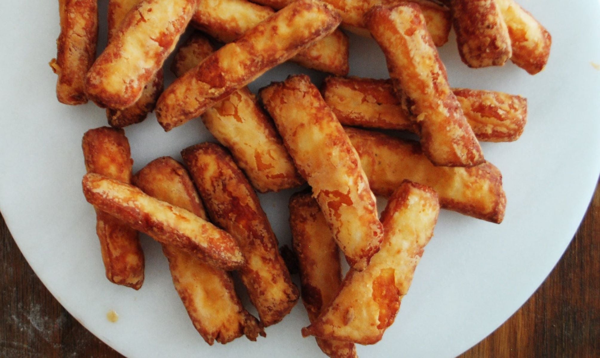 Halloumi Fries with Honey