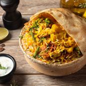 Vegetable Biryani In Claypot