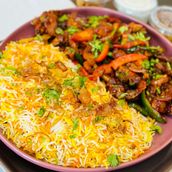 Kuwait Chilli Chicken with Rice 