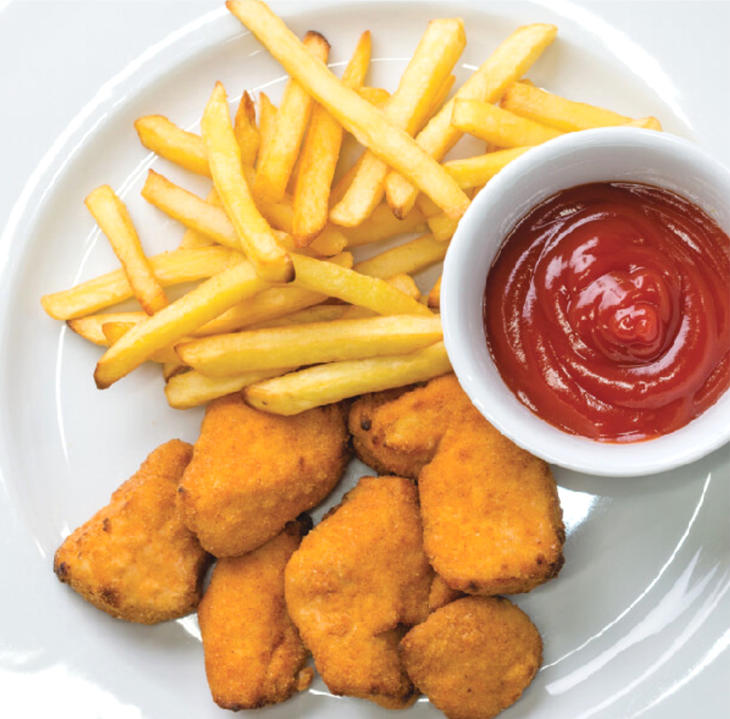 Chicken Nuggets and Chips