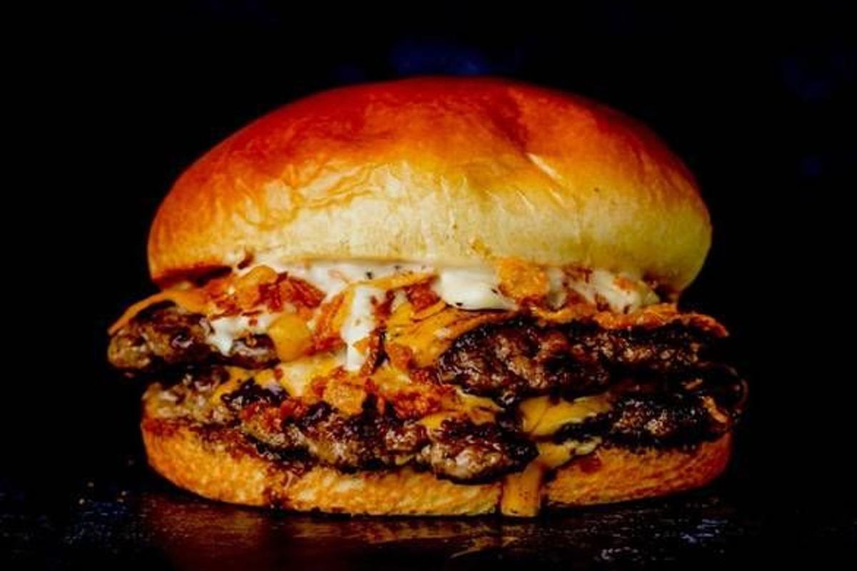 Confit Garlic Cheeseburger