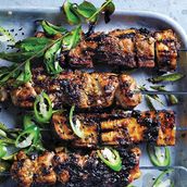Kebab Eggplant Grill