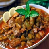 Salona Okra And White Rice