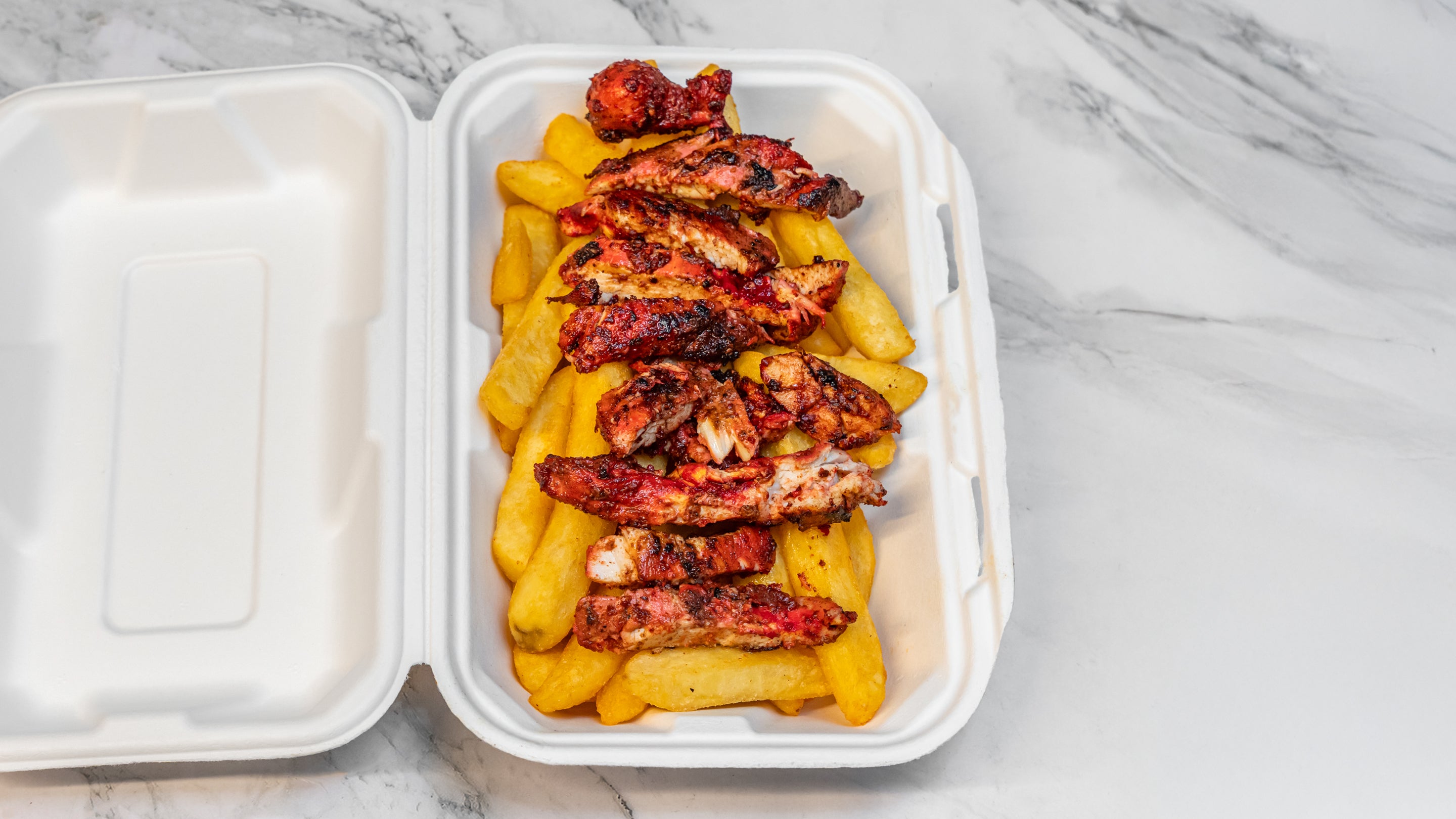Classic Chicken Steak on Fries