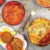 Biryani Rice with Chicken gravy