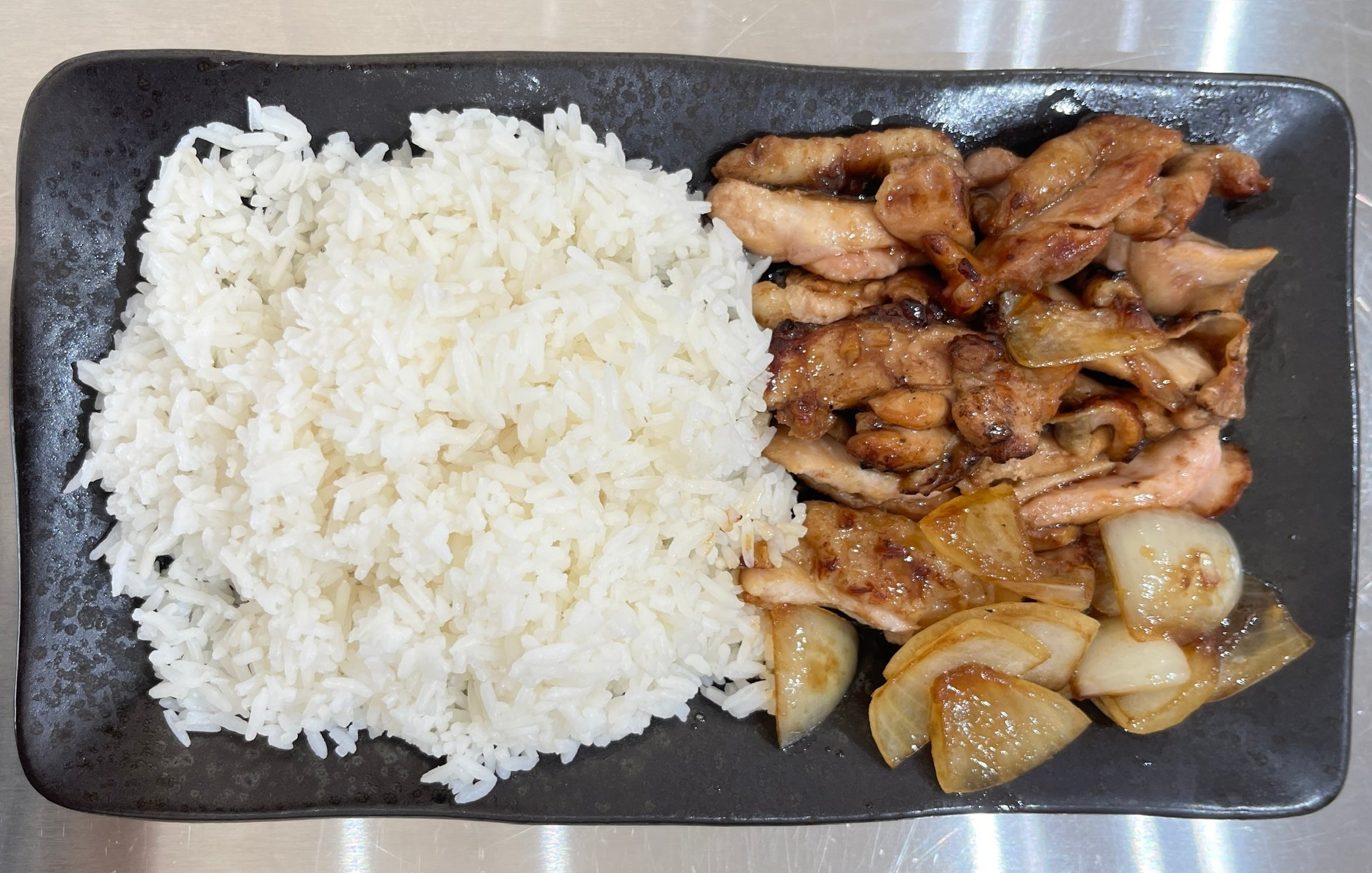 Japanese Teriyaki Chicken Chop Rice 日式照燒雞扒飯